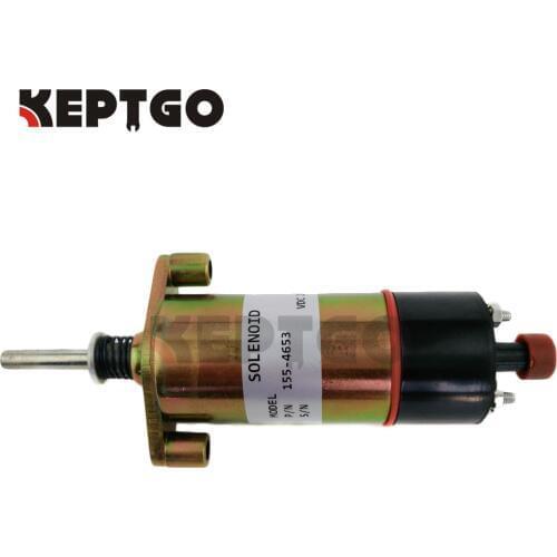 Fuel Shut Off Solenoid 155-4653 24V for Caterpillar E330B/C Excavator 3E-7985