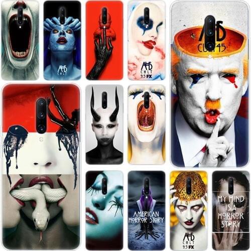Hot American Horror Story Soft Silicone Fashion Transparent Case For OnePlus 7 Pro 5G 6 6T 5 5T 3 3T TPU Cover