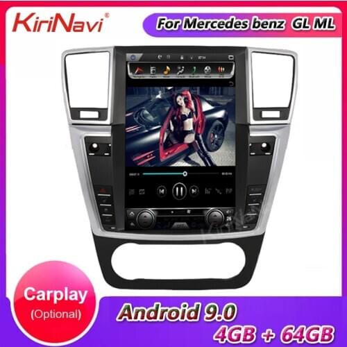 KiriNavi 12.1" Vertical Telsa Screen Android Car Radio For Mercedes benz GL GL350 GL400 GL450 ML ML300 ML350 Car Dvd Multimedia