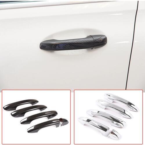 Car Outside Door Handle Cover Trim ABS For Mercedes Benz A C E GLC Class W205 W213 W177 X253 2015-20 Auto Sticker Accessories