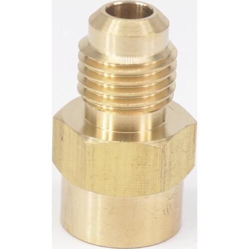 Brass NPT Female 45 Degree Pipe Fitting Adapter Fit Tube OD 1/4" -1/8" Connector