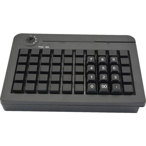 50 Keys USB Mechanical Programmable POS Keyboard With MSR KB50M
