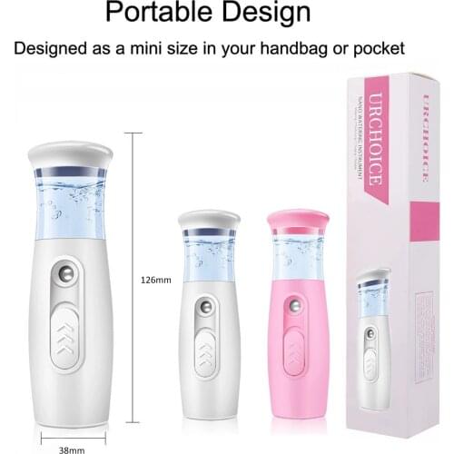 Mini Nano Facial Steamer 30ML Spray Bottle Nano Atomizer Sterilizer Hand Sanitizer Alcohol Sanitizer Sprayer Skin Care Tools