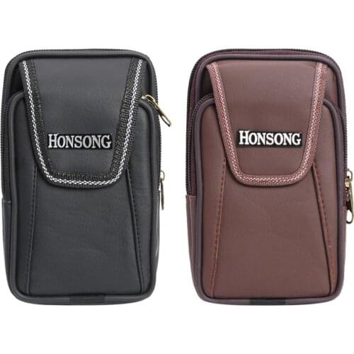 Fashion Men Phone Pocket Wallet PU Leather Soft Card Case Bag Multi-function Money Man Wallet Luxury Zipper Purse for Men