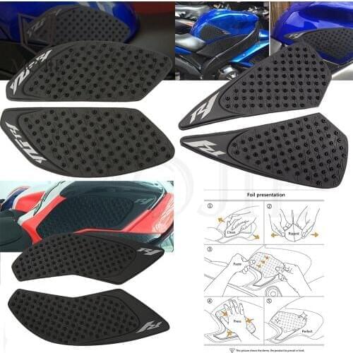 For Yamaha YZF R1 YZF-R1 YZFR1 2004-2008 2009-2014 2015-2016 3D Motorcycle Tank Pad Decal Protector Gas Fuel Stickers Decal R1