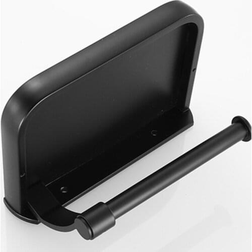 Nordic Style Dual-purpose Bathroom Toilet Paper Rack Wall-mounted Tissue Box Toilet Paper Holder Phone Placement