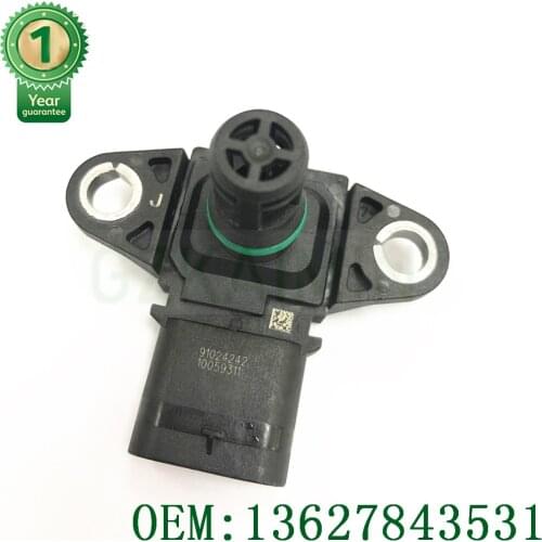 OEM 13627843531 4 Pins Manifold Pressure MAP Sensor For BMW 320I 328I 428I 528I M5 M6 X1 X3 Z4