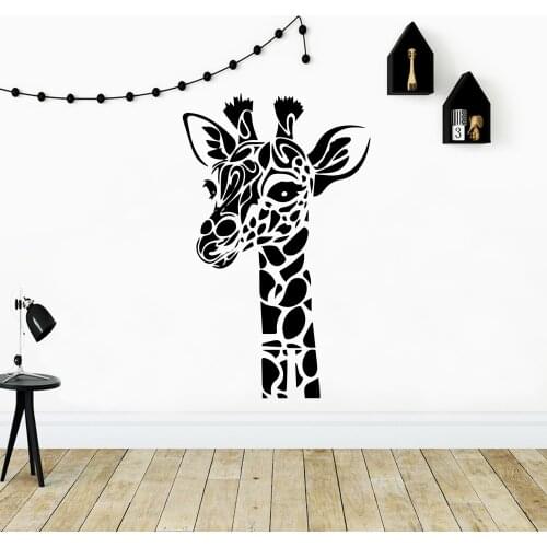 DIY Art giraffe Home Decor Modern Acrylic Decoration Removable Wall Sticker Wall Decals