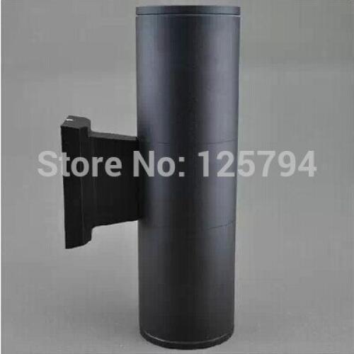 90*260mm black/grey color LED Waterproof Outdoor Wall Light 6W IP65 Up and down Aluminum Lamp courtyard garden wall lamp