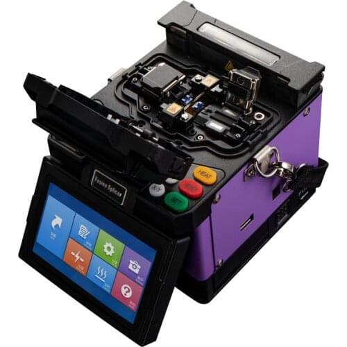 X500 Signal Fire Multi-language Optical Fiber Fusion Splicer FTTH Fiber Splicing Machine With Optical Power Meter VFL Function