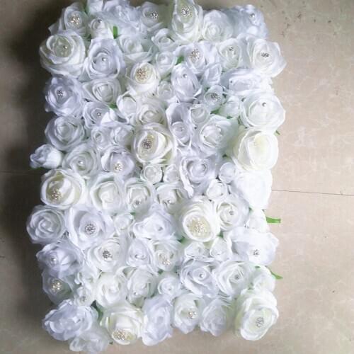 SPR Higher quality rose peony flower wall with jewelry for wedding party events backdrop table runner artificial flower