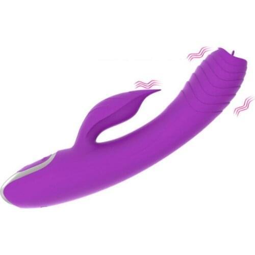G Spot Rabbit Dildo Vibrator Orgasm Adult Toys USB Charging Powerful Masturbation Sex Toy For Women Waterproof Adult Sex Product