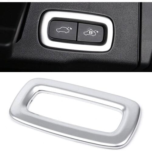 Tailgate Rear Trunk Switch Frame Protector Trim Decoration for Volvo XC60 Second Generation 2018 2019 ABS Plastic