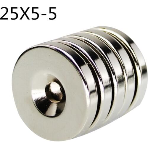 1000pcs 25X5-5mm cylindrical magnet