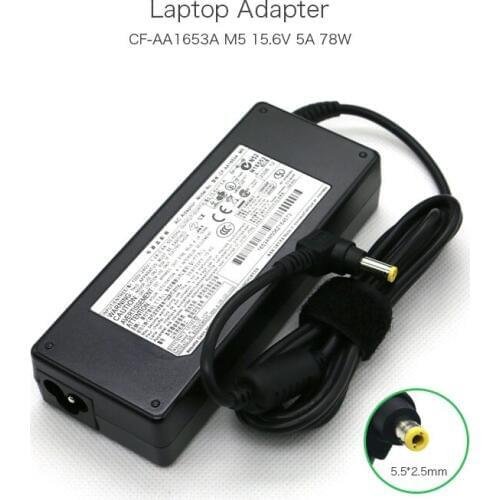 15.6V 5A 78W CF-AA1653A M5 CF-AA1623A Power Supply for Panasonic Toughbook CF-31 CF-53 CF-52 CF-19 Laptop Battery Charger