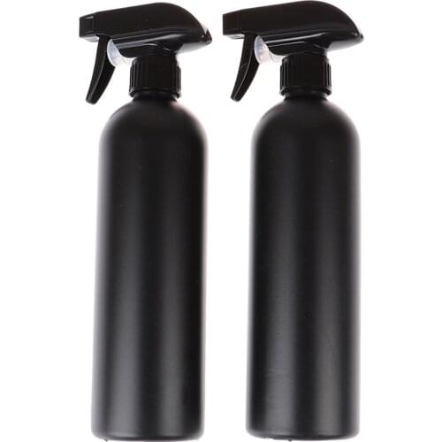 2pcs 500ml Spray Empty Bottle Refillable Mist Perfume Atomizer With Button Salon Hydrating Styling Tools Hairdressing Bottle