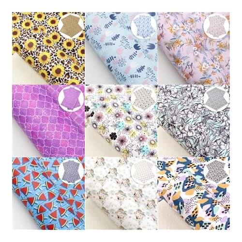 20*33cm Lychee Flower Synthetic Leather Patchwork For Hair Bow Handbags Handmade Materials DIY,1Yc10185