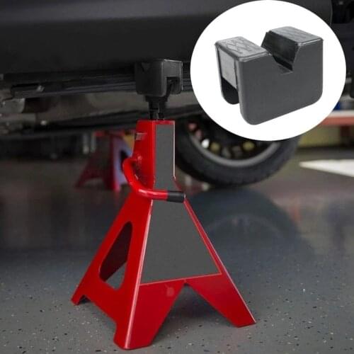 Car Slotted Lift Jack Stand Rubber Pads Floor Adapters Frame Rail Pinch Lifting Universal Repair Tools for VW Toyota Nissan Ford