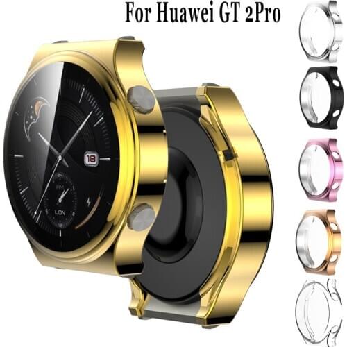 TPU Watch case Protect Cover For Huawei Watch GT 2 Pro case Full Screen Bumper Smart Watch Accessories For Huawei GT2 pro cover