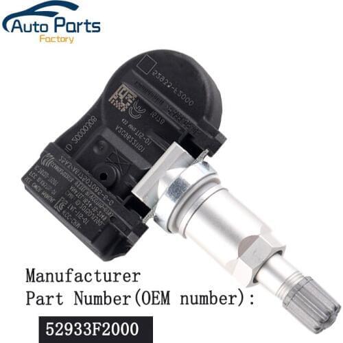 Tire Pressure Monitor Sensor For 2015-2022 Hyundai Elantra I30 I30 Fastback Kia Optima Niro 52933-F2000 52933F2000
