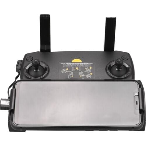 For DJI Mavic Mini / Mavic 2 Pro / Zoom Portable Widen Cellphone Holder Clip Mount Phone Holder Stand Bracket Drone Accessories