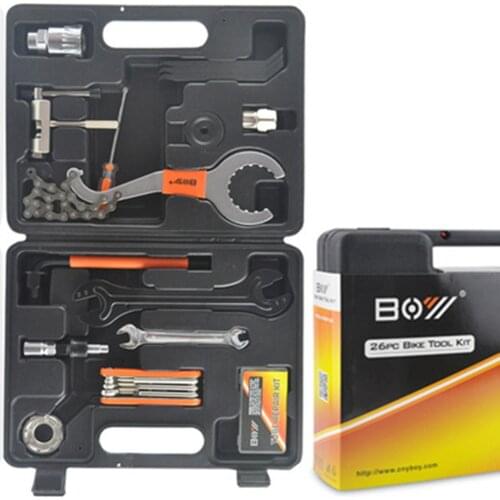 Bicycle repair tool kit, multifunctional mountain bike repair tool, bicycle accessories repair, light disassembly accessories