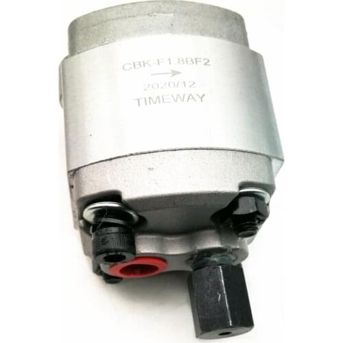 20Mpa Anticlockwise Rear in Front out CBK-F1.6BF2 CBK-F1.8BF2 CBK-F2.0BF2 High Pressure Hydraulic Gear Pump With Valve