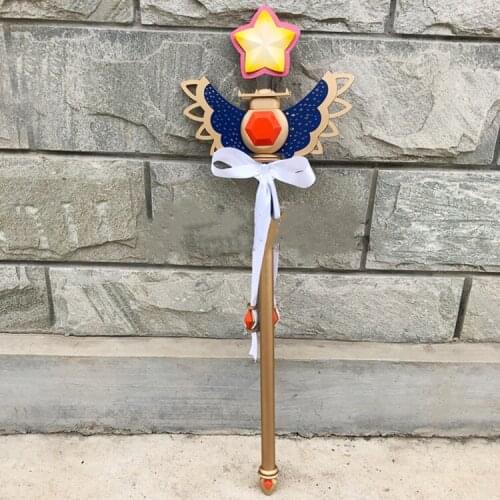 Game Princess Connect! Re:Dive Hatsune Magic Wand PVC Staves Cosplay Replica Prop for Masquerade Halloween Party Accessories