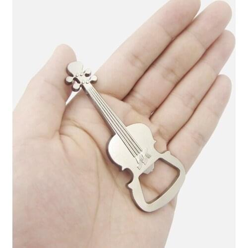 Creative Bottle Opener Portable Small Violin Cute Corkscrew Beer Cool Gadgets Destapador De Cerveza Kitchen Gadgets ED50KG