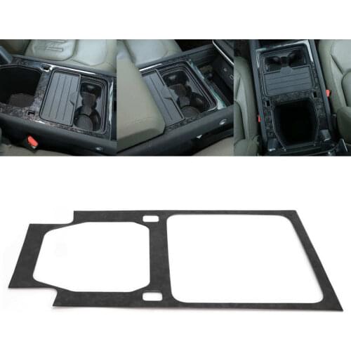 Central Control Panel Cover Forged Carbon Fiber Marble Pattern Replacement for Land Rover Defender 110 2020 2021 Car Parts