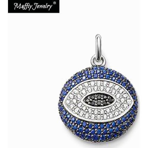 Turkish Eye Pendant,Europe Style DIY Jewelry Accessories Good Jewerly For Women,2017 Gift In 925 Sterling Silver,Super Deals