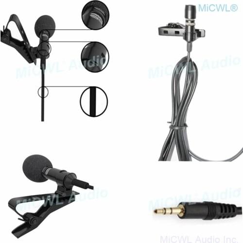 Normal Standard 3.5mm Stereo Clip-On Lavalier Microphone For Sennheiser G2 G3 G4 Wireless PC Laptop Camera New Version