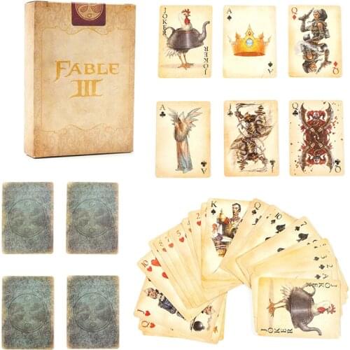 FABLE Retro Creative Playing Card Collection Card Game 63x88mm Paper Cards Game