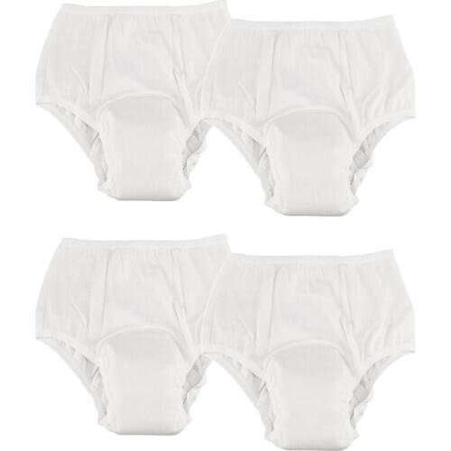 Pack of 4 Womens Absorbency Incontinence Underwear Panties, XL