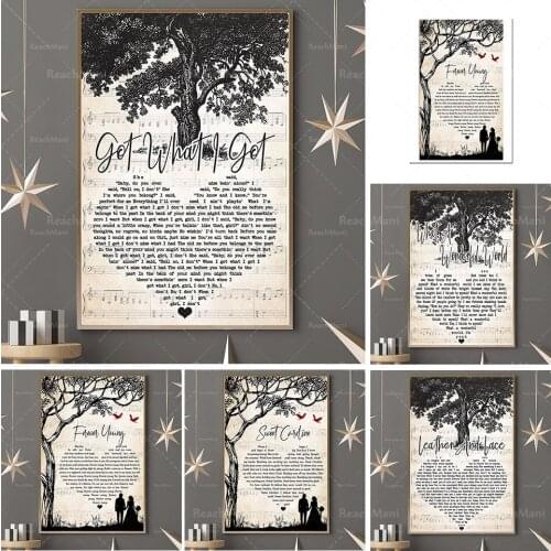 Remember to be lyrics poster, best gift ever, song lyrics poster, song print