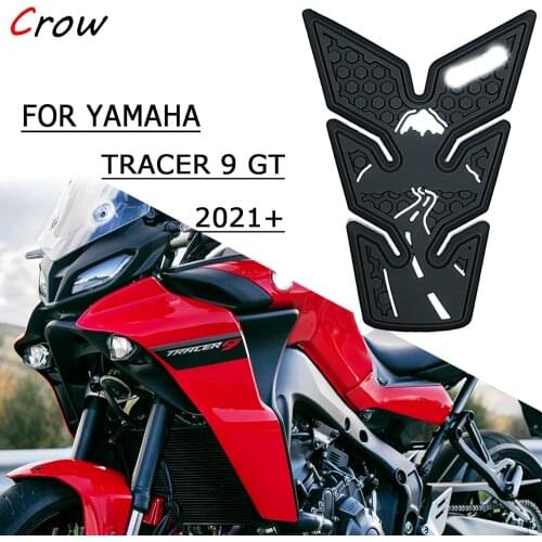 For TRACER 900 TRACER 9 GT 2021 Motorcycle Non-slip Side Fuel Tank Stickers Waterproof Pad Rubber Sticker