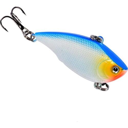 New Arrival 5.5Cm10Gvibrations Spoon Lure Fishing Bait Bass Artificial Hard Bait Cicada Lure Vib Bait 3D Eyes Fishing Tackle