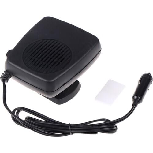 200W 12V Glass Heater Mini For Car Electric Fan Heated Windshield Windows Defroster Defog Dashboard Cooling Fan 13x10cm