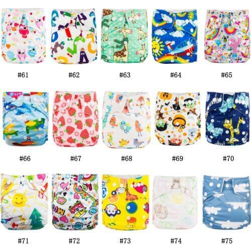 Cloth Diaper Manufacturer Washable Nappy Covers Washable Infant Cloth Diaper Shells Polyester Wateproof Diaper Pants Baby Gifts