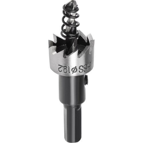 Uxcell 20/19.5/19.2/19/18.5/18.2/21mm Cutting Dia. HSS Drill Bit Hole Saw Cutter for Drilling Larger Diameter Metal Alloy Wood