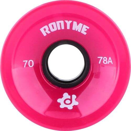 Ronyme 4 pieces ABEC-9 78A Longboard Wheels High Performance PU Skateboard Wheels Roller Wheels Replacement Wheels Accessories