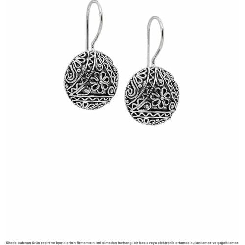 Silver Filigree Lady Earrings Midyat