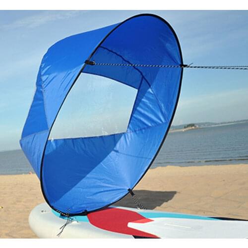 Foldable Kayak Downwind Kit Popup Board Wind Paddle Boat Ultralight Wind Sail Kayak Canoe Inflatable Boat Sailboat Skilful