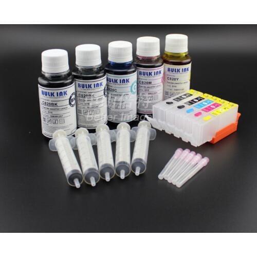 XIMO Refillable ink cartridges and ink refill kit for PGI-570 CLI-571