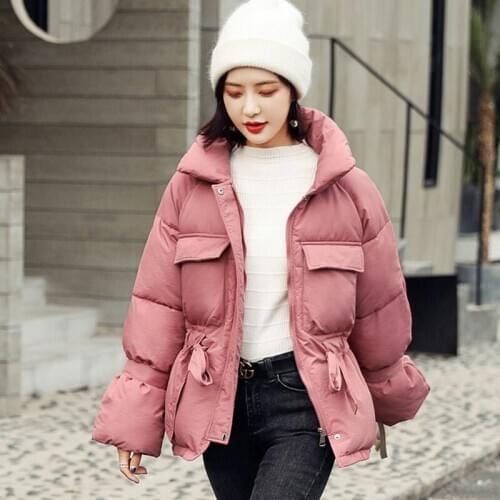 Women jacket winter new Korean loose women coat plus size padded