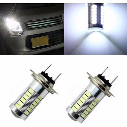 1pcs H7 5630 33SMD LED 12V Car Fog Light Headlight Lamp Bulb White