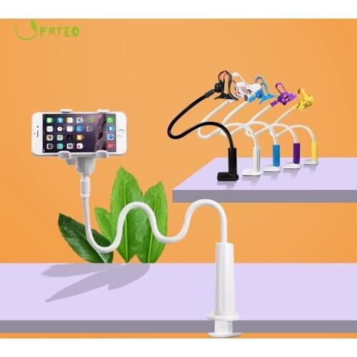 2021 Universal Lazy Holder Phone Stand Flexible Arm Stents Bed Desk Table Clip Support for Mobile Phone Multi Colors Holder