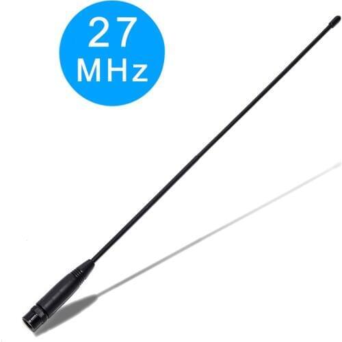ABBREE AR-771 27Mhz 39.5CM Whip BNC Antenna Compatible with Uniden Cobra RadioShack Midland Anytone Handheld/Portabl CB Radio