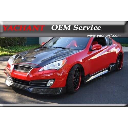 Car-Styling Auto Accessories FRP Fiber Glass Front Grille Fit For 2010-2011 Rohens Genesis Coupe Front Grille