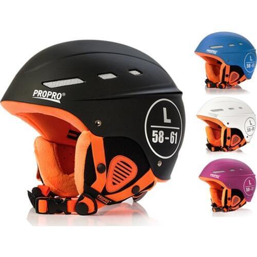 Brand PROPRO Sport Helmet ABS + EPS Outdoor skiing skating Men women Winter Warm Breathable Outdoor sports ski helmet